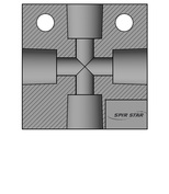 Крестовой фитинг, внутренняя резьба NPT 