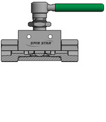  Проходной шаровой клапан Spir Star на давление 1035 бар